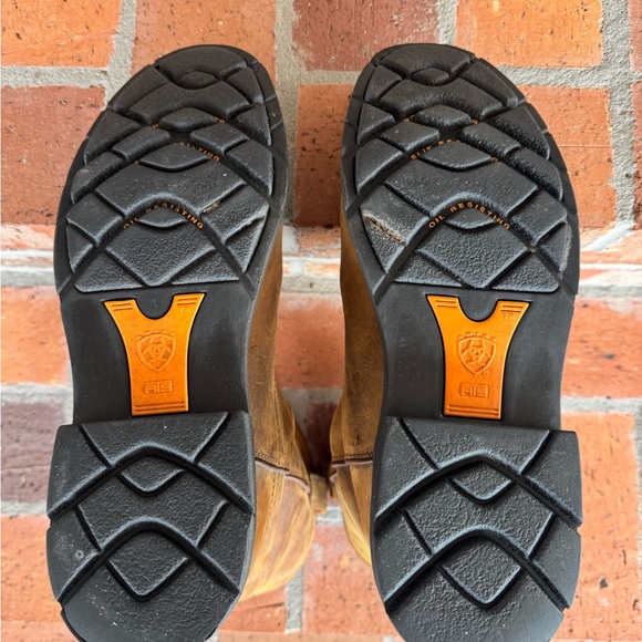 Ariat Tan Leather Western Boots - Picture 4 of 4